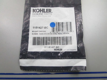 *NEW OEM* 0810 Kohler Bright Chrome Screw 1151427-BC