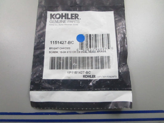 *NEW OEM* 0810 Kohler Bright Chrome Screw 1151427-BC
