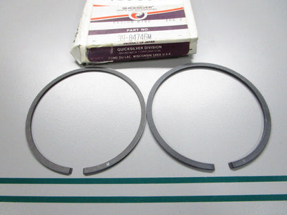 NEW OEM 39-84746M Mercury Quicksilver 2 Piston Ring Set 0810