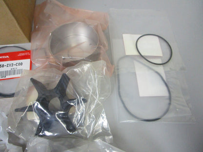 NEW OEM 06193-ZX2-C00 Honda 200 225 250 hp Water Pump Rebuild Kit 0720