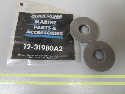 *NEW OEM* (LOT OF 2) 0810 Mercury Quicksilver Cupped Washer 12-31980A2