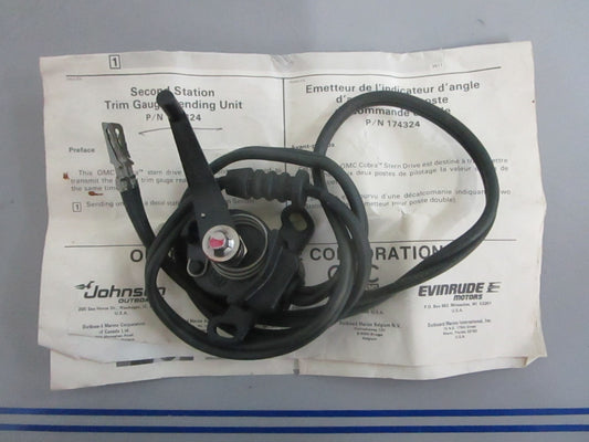 *NEW OEM* 0820 OMC Johnson Evinrude Trim Sending Unit 174324 0174324