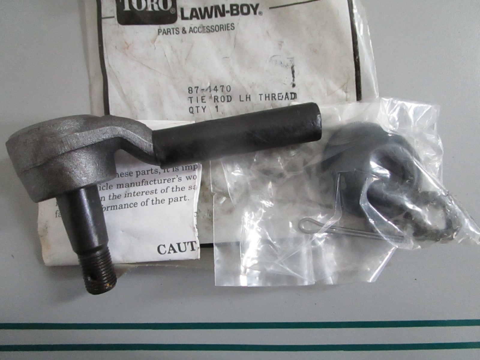 NEW OEM 87-1470 Toro LH Thread Tie Rod 0820