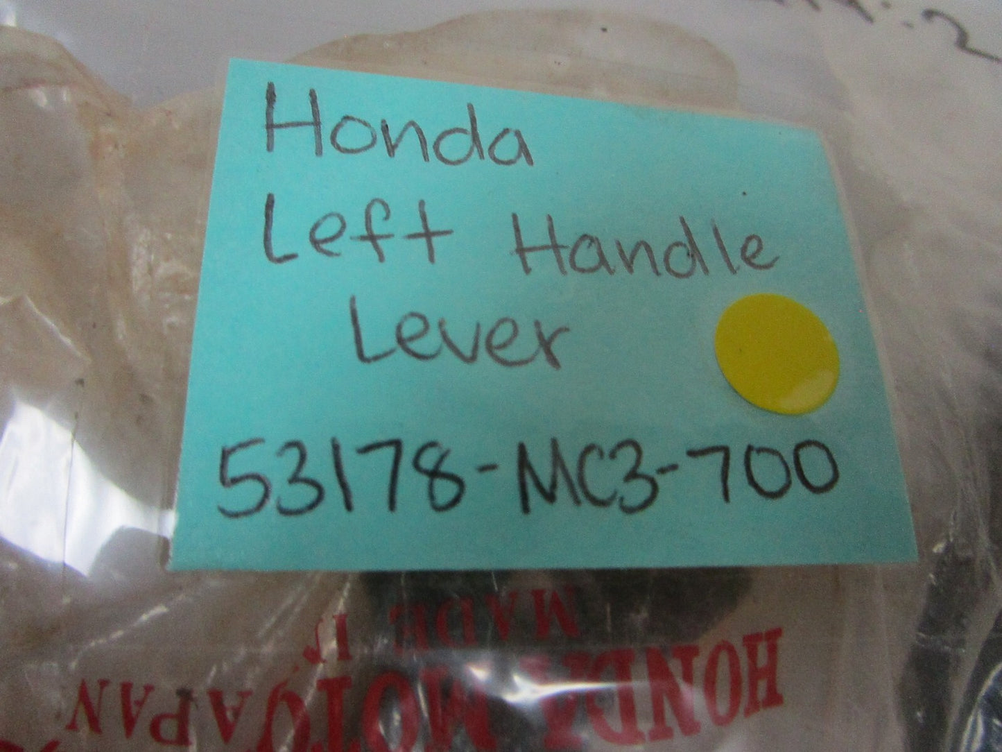 *NEW OEM* 0810 Honda Left Handle Lever 53178-MC3-700