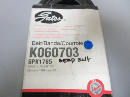 NEW K060703 Gates Micro-V 13/16" x 70 ⅞" Serpentine Belt 0720