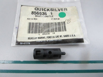 NEW OEM 856636 1 Mercury Quicksilver Throttle Shaft 0810