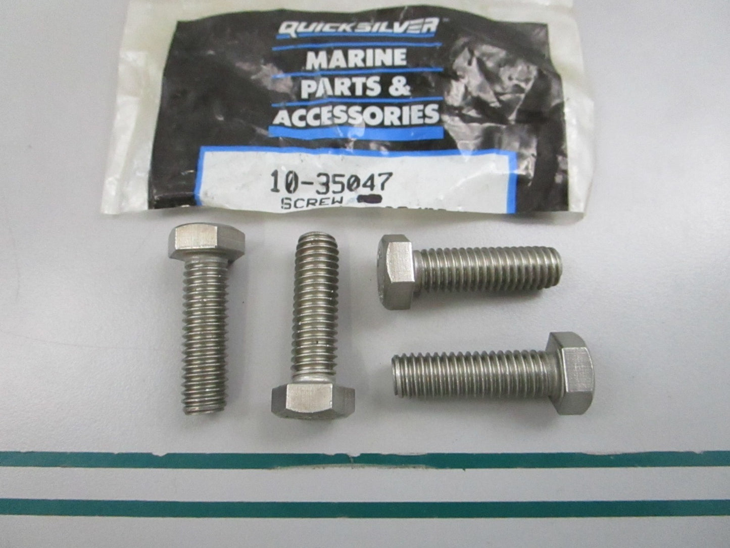 NEW OEM (LOT OF 4) 10-35047 Mercury Quicksilver Screw 0810