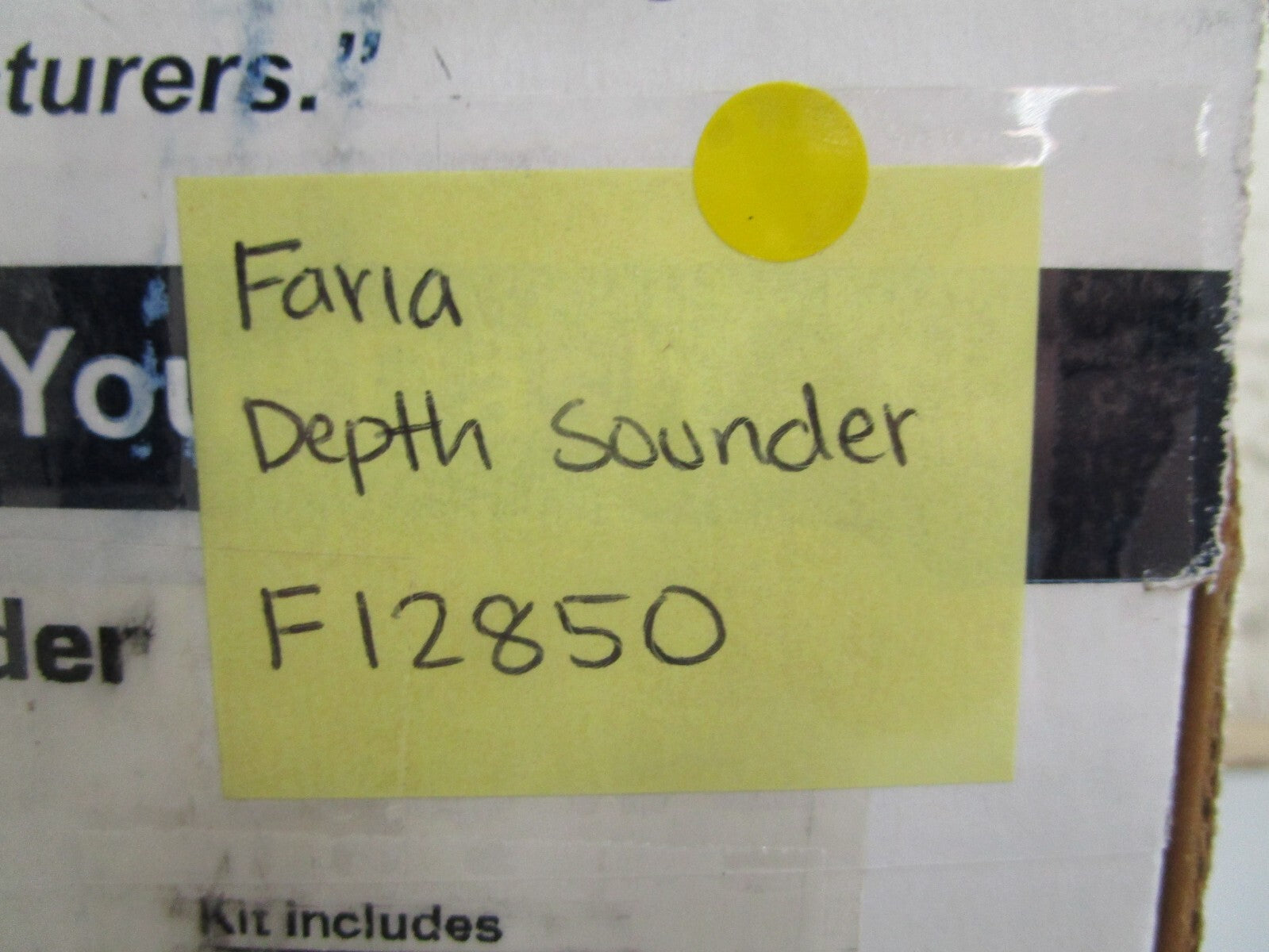 *NEW* 0820 Faria Depth Sounder F12850