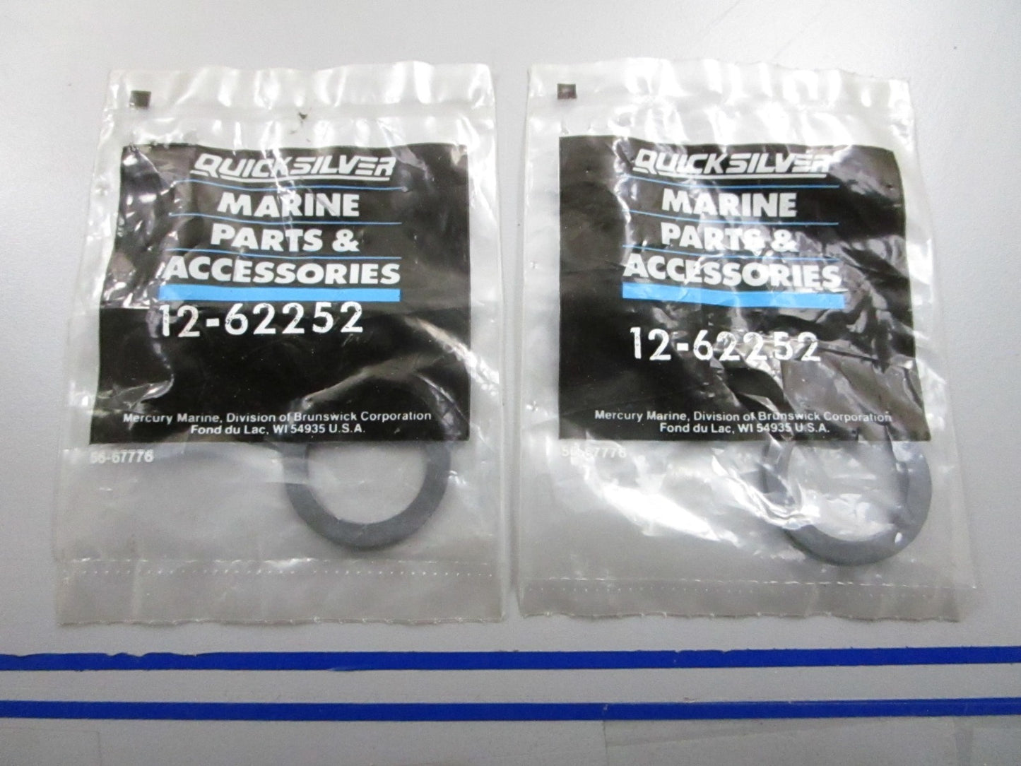 *NEW OEM* (LOT OF 2) 0810 Mercury Quicksilver Washer 12-62252