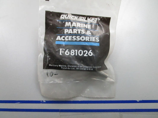 *NEW OEM* 0840 Mercury Quicksilver Screw F681026
