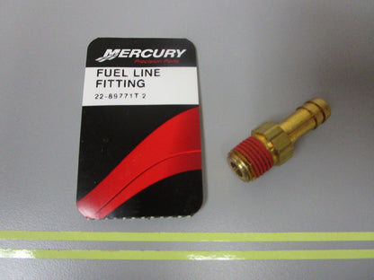 *NEW OEM* 0810 Mercury Quicksilver Fuel Line Fitting 22-89771T2