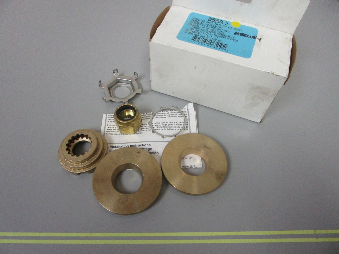 *NEW OEM* 0720 Mercury Quicksilver Prop Shaft Hardware Kit 835257A5