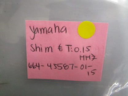 *NEW OEM* 0810 Yamaha Shim (T: 0.15 MM) 664-45587-01-15