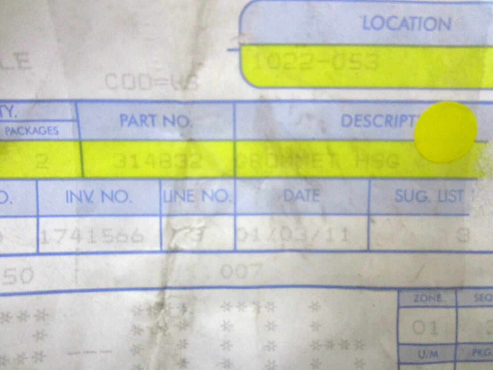 *NEW OEM* 0750 OMC Johnson Evinrude GROMMET HSG 314832 0314832