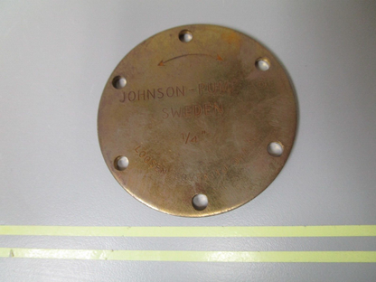 *NEW OEM* 0720 Volvo Penta 1/4" Johnson Pump Cover 803724