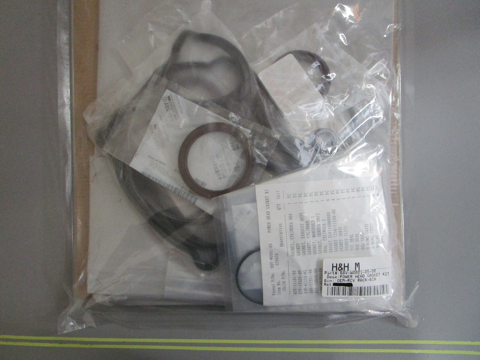 *NEW OEM* 0820 Yamaha Power Head Gasket Kit 68V-W0001-05-00