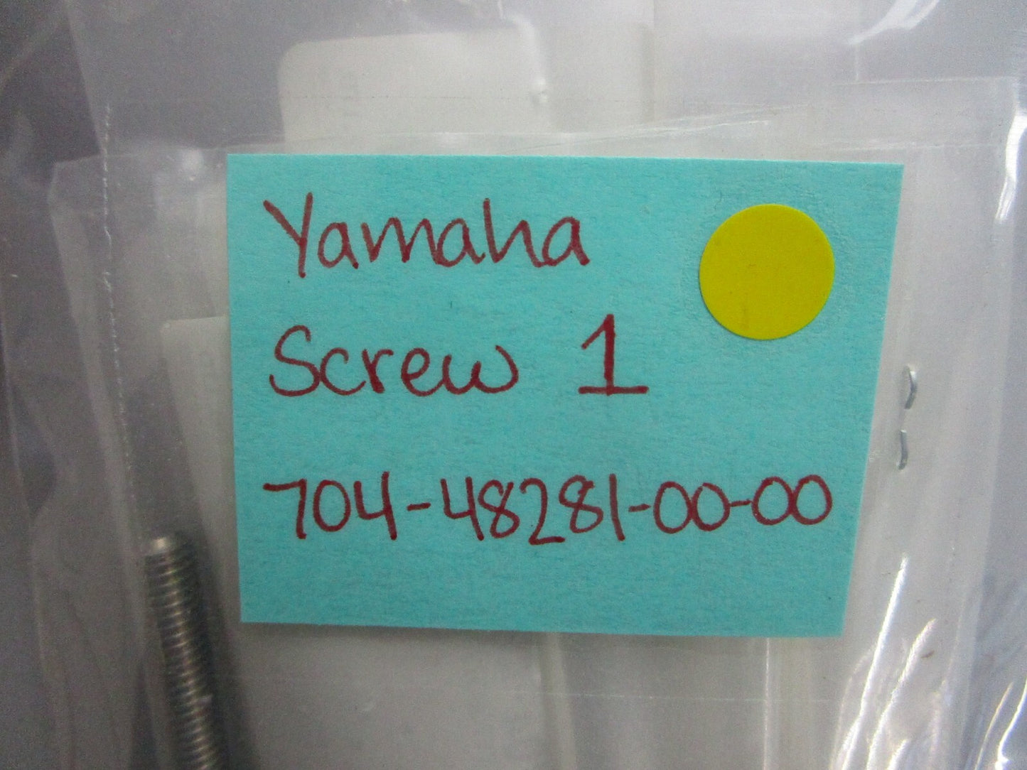 *NEW OEM* 0810 Yamaha Screw 1 704-48281-00-00