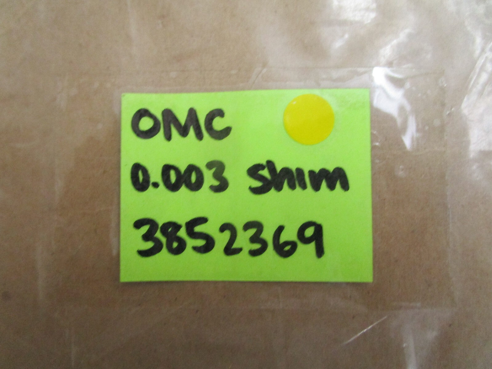 *NEW OEM* 0750 OMC Johnson Evinrude 0.003 SHIM 3852369