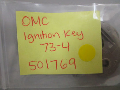 *NEW OEM* 0810 OMC Johnson Evinrude Ignition Key 73-4 501769 0501769