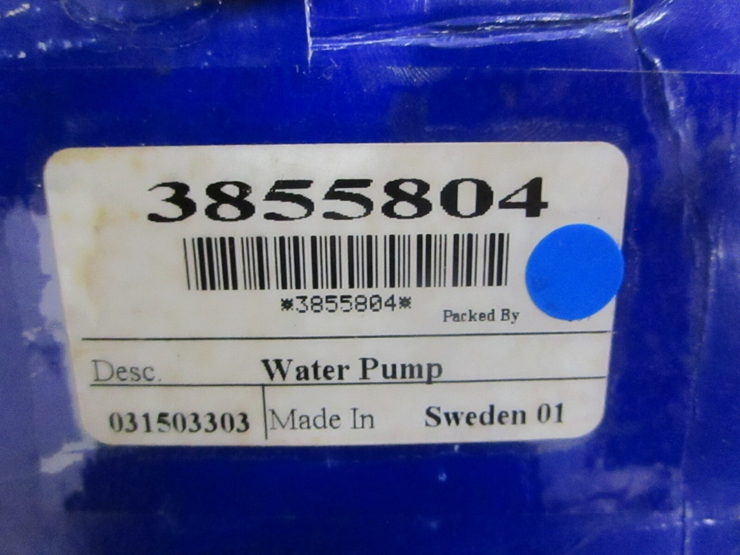 *NEW OEM* 0820 Volvo Penta Water Pump 3855804