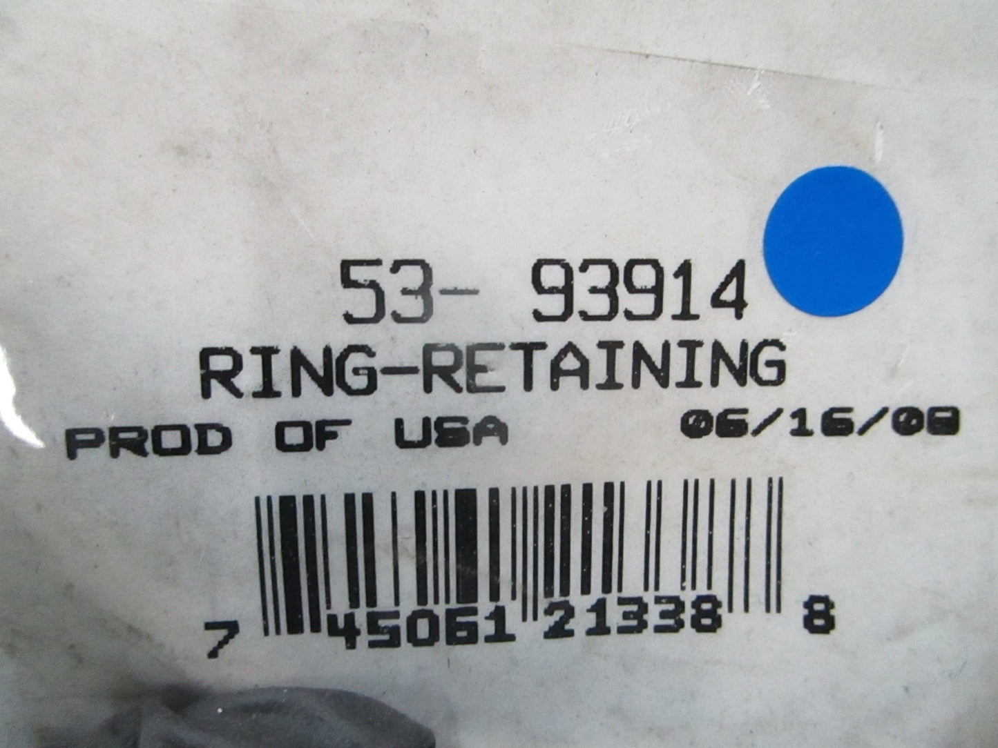 *NEW OEM* 0810 Mercury Quicksilver Retaining Ring 53-93914