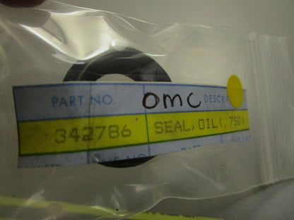 *NEW OEM* 0810 OMC Johnson Evinrude (.750) Oil Seal 342786 0342786