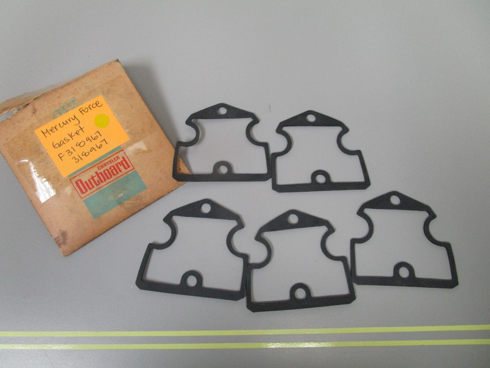*NEW OEM* (LOT OF 5) 0810 Mercury Force Gasket F318967 0318967