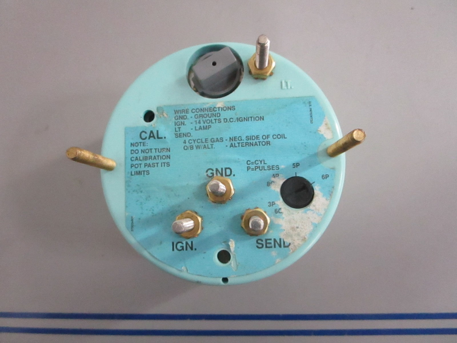 *NEW OEM* 0820 Teleflex 8000RPM Instrument Gauge 67280P 67280
