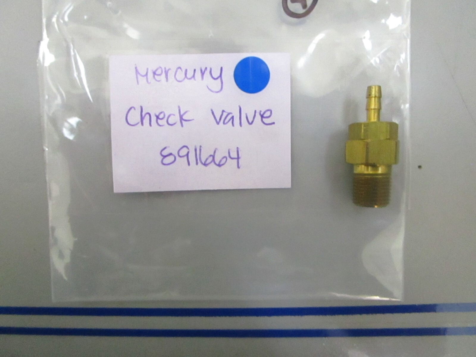 *NEW OEM* 0780 Mercury Quicksilver Check Valve 891664