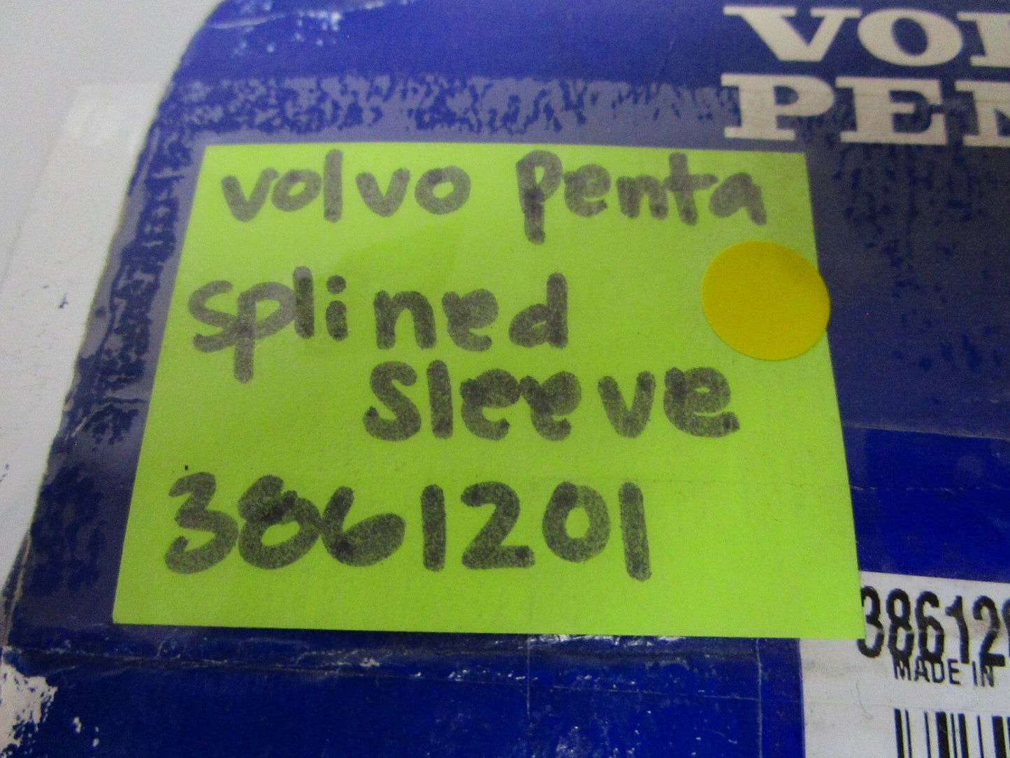 *NEW OEM* 0810 Volvo Penta Splined Sleeve 3861201
