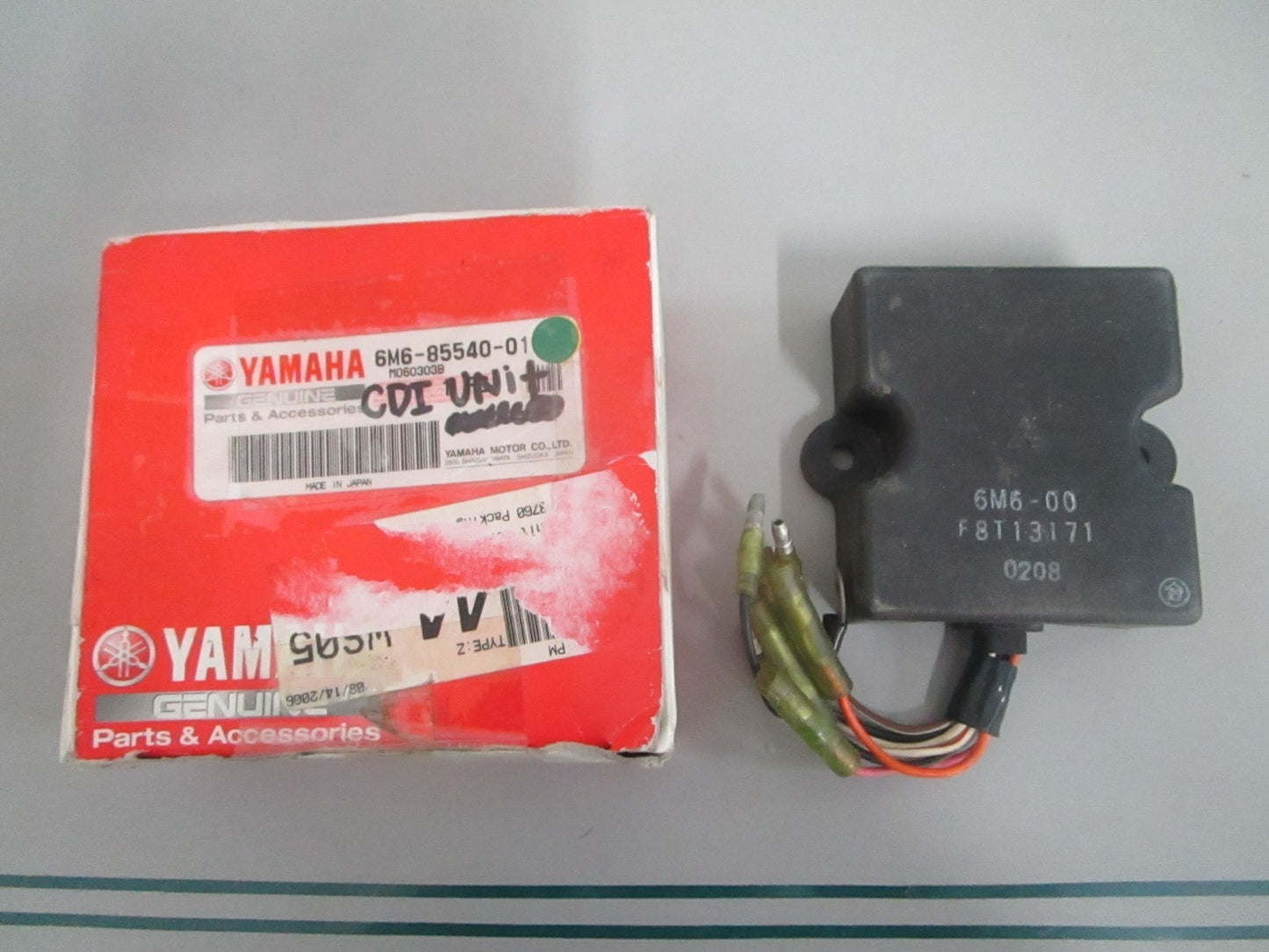 Yamaha 6M6-85540-01 CDI Unit Assy Outboard Ignition NOS Genuine NEW OEM 0820