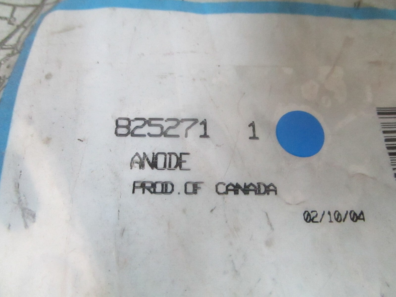 *NEW OEM* 0810 Mercury Quicksilver Anode 825271-1