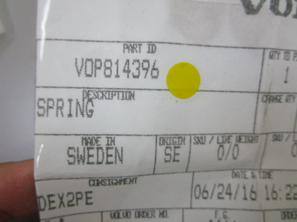 *NEW OEM* 0750 Volvo Penta SPRING 814396