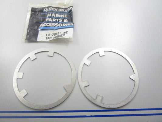 *NEW OEM* (LOT OF 2) 0810 Mercury Quicksilver Tab Washer 14-79447