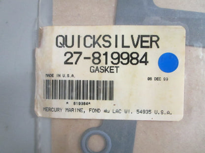 NEW OEM 27-819984 Mercury Quicksilver Gasket 0820