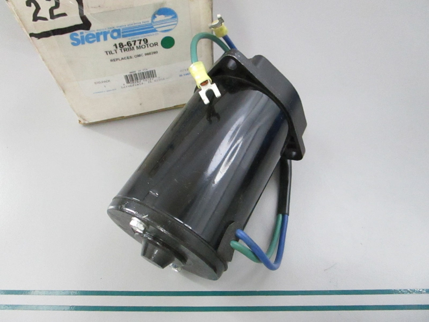 NEW 18-6779 Replaces: OMC 986280 Sierra Tilt Trim Motor 0810