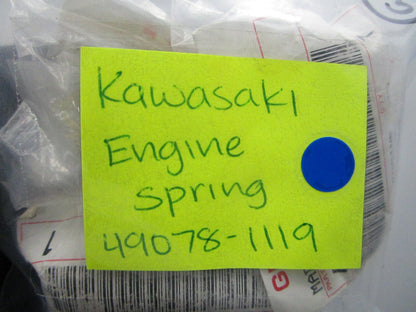 NEW OEM 49078-1119 Kawasaki Engine Spring 0810