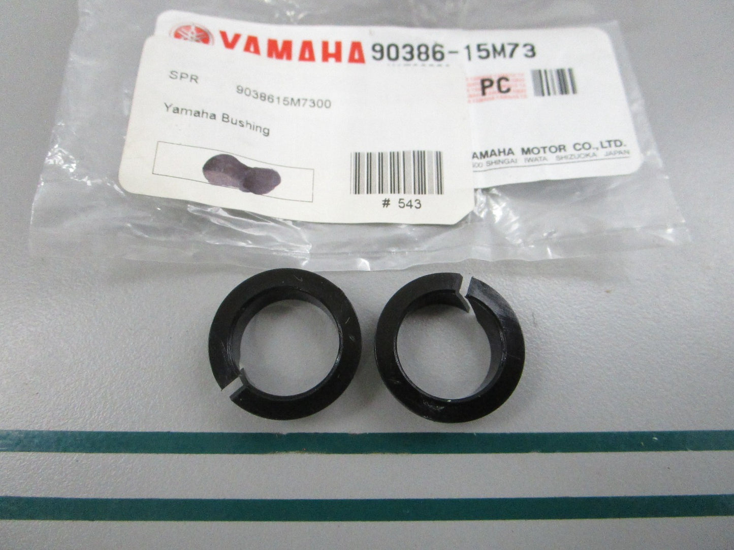 NEW OEM (LOT OF 2) 90386-15M73-00 Yamaha Bushing 0810
