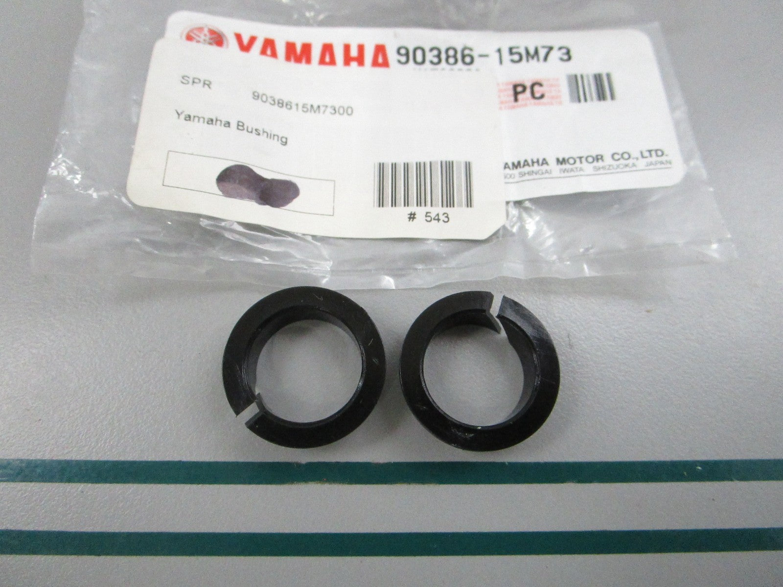 NEW OEM (LOT OF 2) 90386-15M73-00 Yamaha Bushing 0810