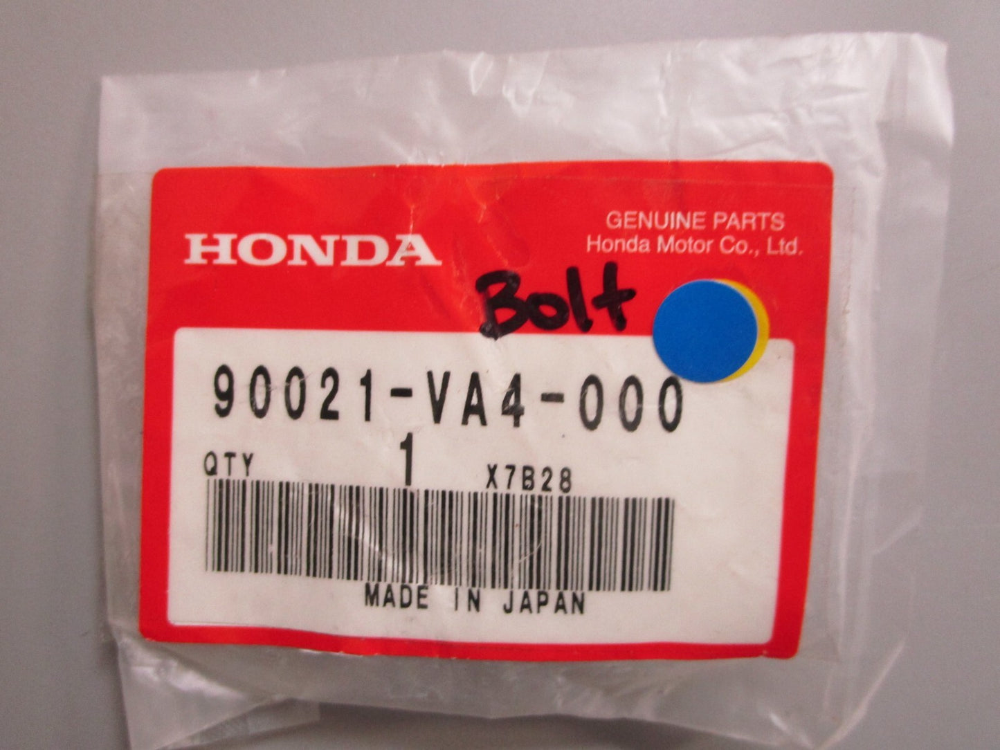 *NEW OEM* 0810 Honda Bolt 90021-VA4-000