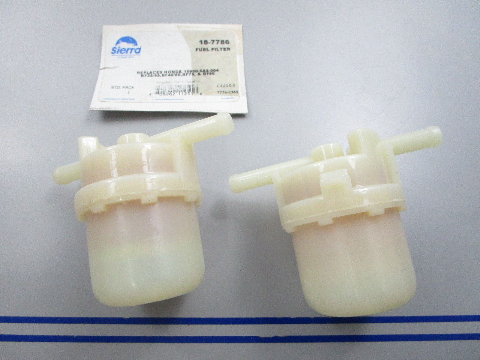 NEW (LOT OF 2) 18-7786 Replaces: Honda 16900-SA5-004 Sierra Fuel Filter 0810