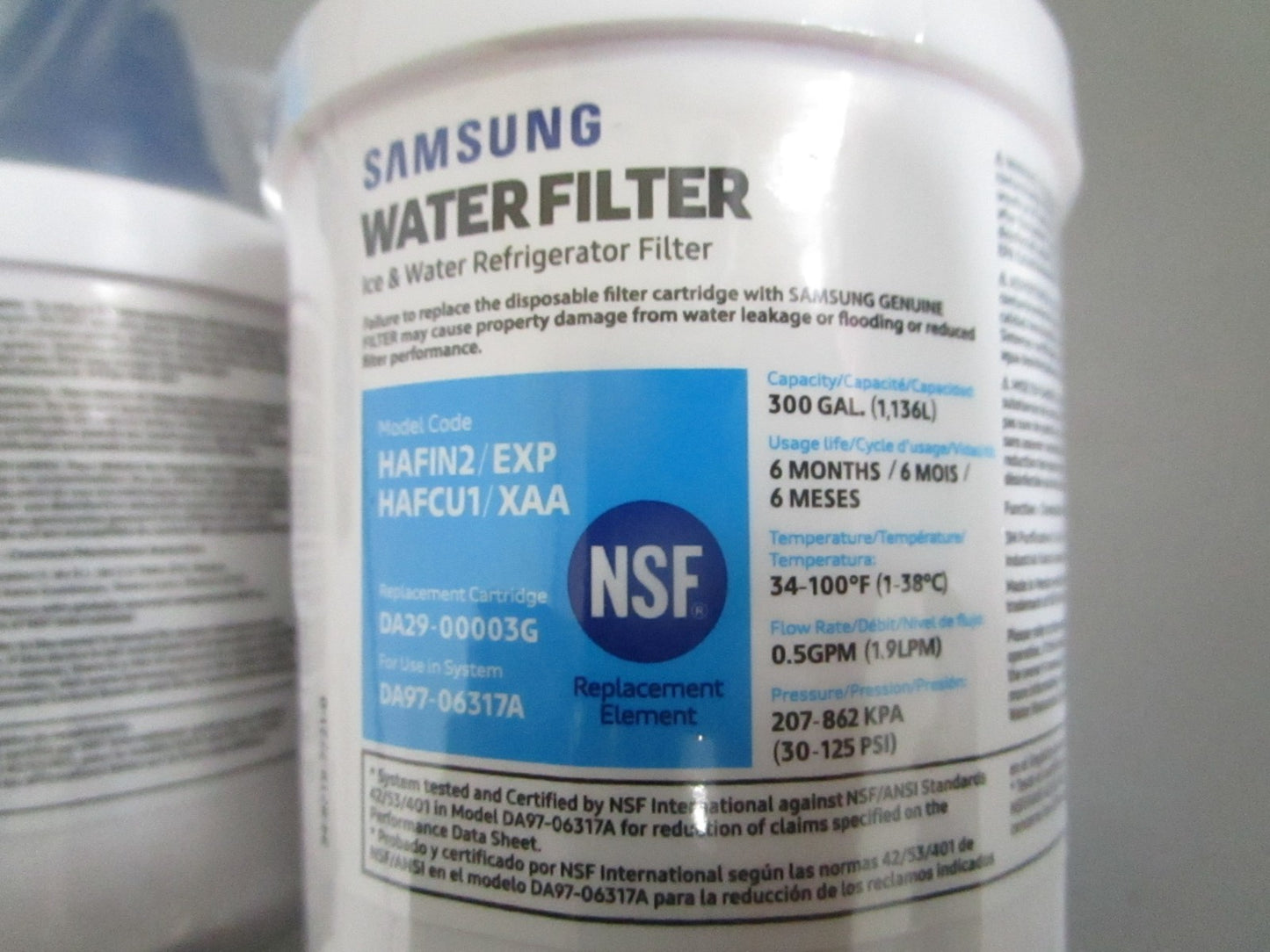 Samsung NEW OEM DA29-00003G HAF-CU1 Refrigerator Water Filter Lot of 3 0820