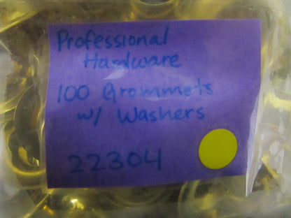 *NEW* 0720 Professional Hardware 100 Grommet & Washer Set 22304
