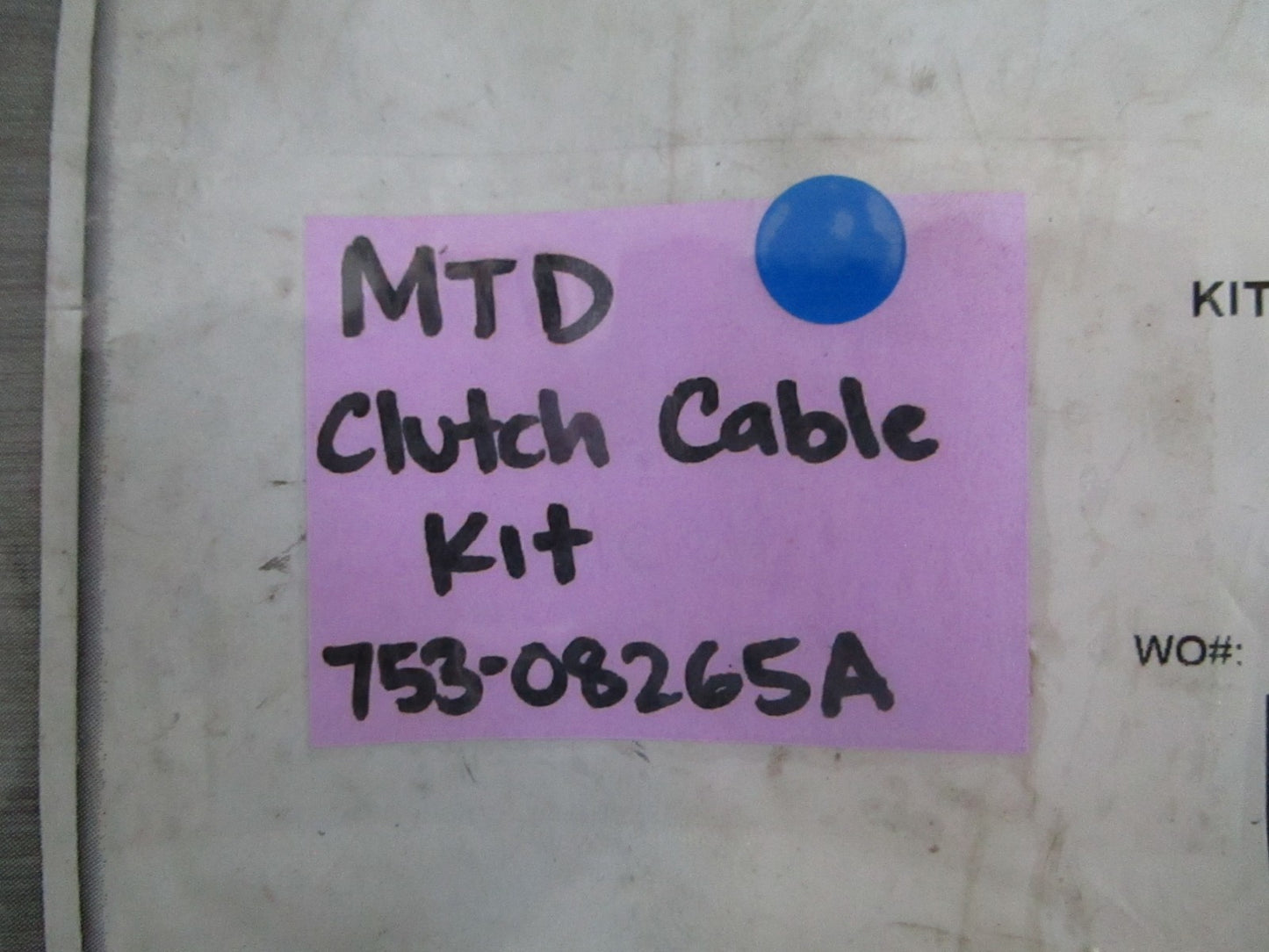 *NEW OEM* 0820 MTD Clutch Cable Kit 753-08265A