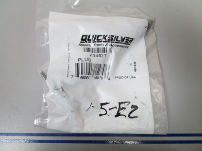*NEW OEM* 0810 Mercury Quicksilver Plug 43453T