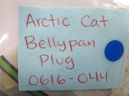 *NEW OEM* 0810 Arctic Cat Bellypan Plug 0616-044