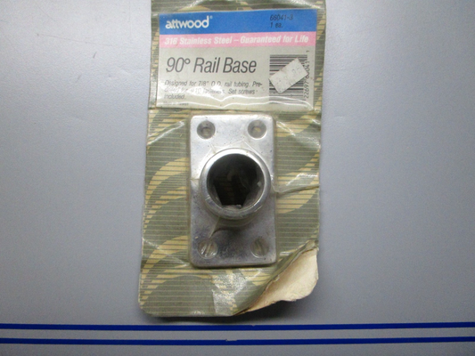 *NEW* 0810 Attwood 90 Degree Rail Base 66041-3