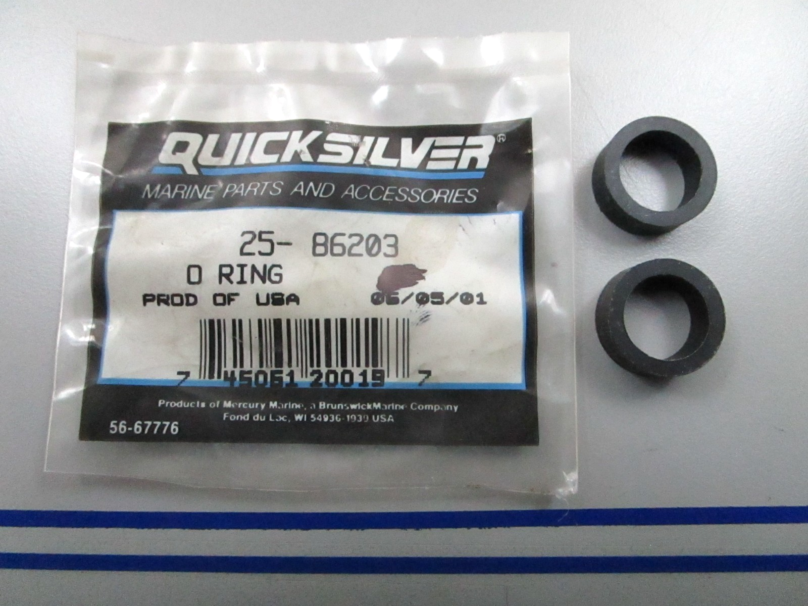*NEW OEM* (LOT OF 2) 0810 Mercury Quicksilver O-Ring 25-86203