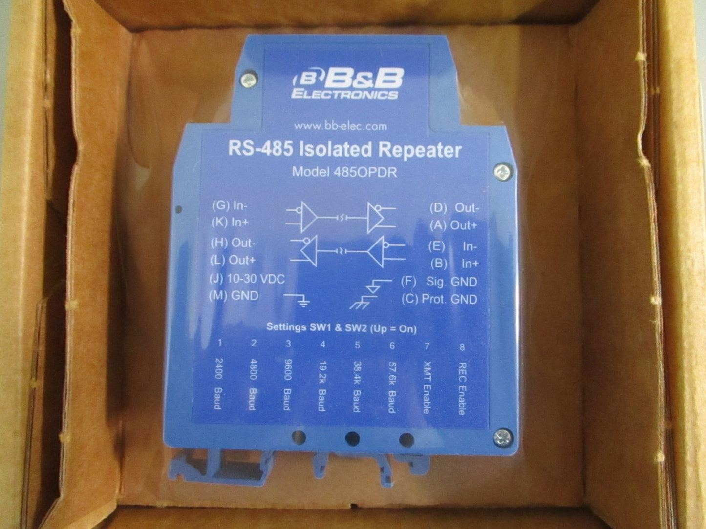 Advantech B+B SmartWorx 485OPDR RS-485 422 Isolated Repeater NEW OEM 0820