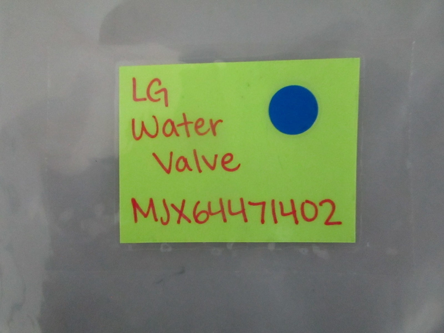 *NEW OEM* 0820 LG Refrigerator Water Valve MJX64471402